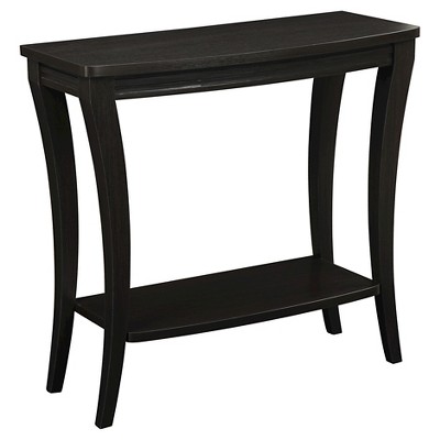 Newport Console Table with Shelf Espresso - Breighton Home