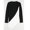 bar III Womens Mixed-Media Asymmetrical Top Embellished T-Shirt - 2 of 2