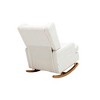 Dolonm  High Back Rocking Chair - Mid-Century Inspired, Arm Height, Foam-Filled Comfort for Reading Nook or Living Room - 4 of 4