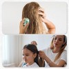 Unique Bargains Egg Shape Mini Portable Hair Brush 3.5" x 2.68" x 1.89" 1 Pc - 3 of 4