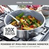 GreenPan Prism 5qt Hybrid Stainless Steel and Ceramic Nonstick Saute Pan with Lid - 3 of 4