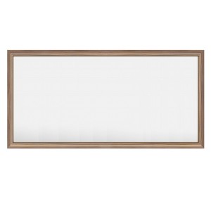 Apmir High-Strength Tempered Glass and Aluminum Alloy Framed French Cleat Mounted Wall Decor Mirror in matte black with 5-Year Warranty - 1 of 4