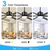 Airsurfer 72-inch 6 Aluminum Blades Ceiling Fan with Remote and Light - 4 of 4