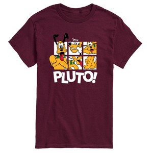 Men's - Disney - Pluto Grid Short Sleeve Graphic T-Shirt - 1 of 4