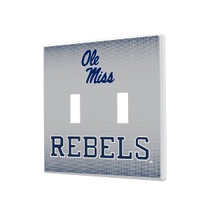NCAA SEC Universities Linen Hidden-Screw Light Switch Plate for Double Toggle - 1 of 4