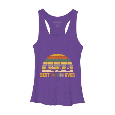 Women's Design By Humans Best Guitar Dad Ever Music Guitar Chord By BaoMinh Racerback Tank Top
