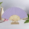 Unique Bargains Halloween Christmas Portable DIY 7-Inch Blank Folding Fan 1 Pc - 4 of 4
