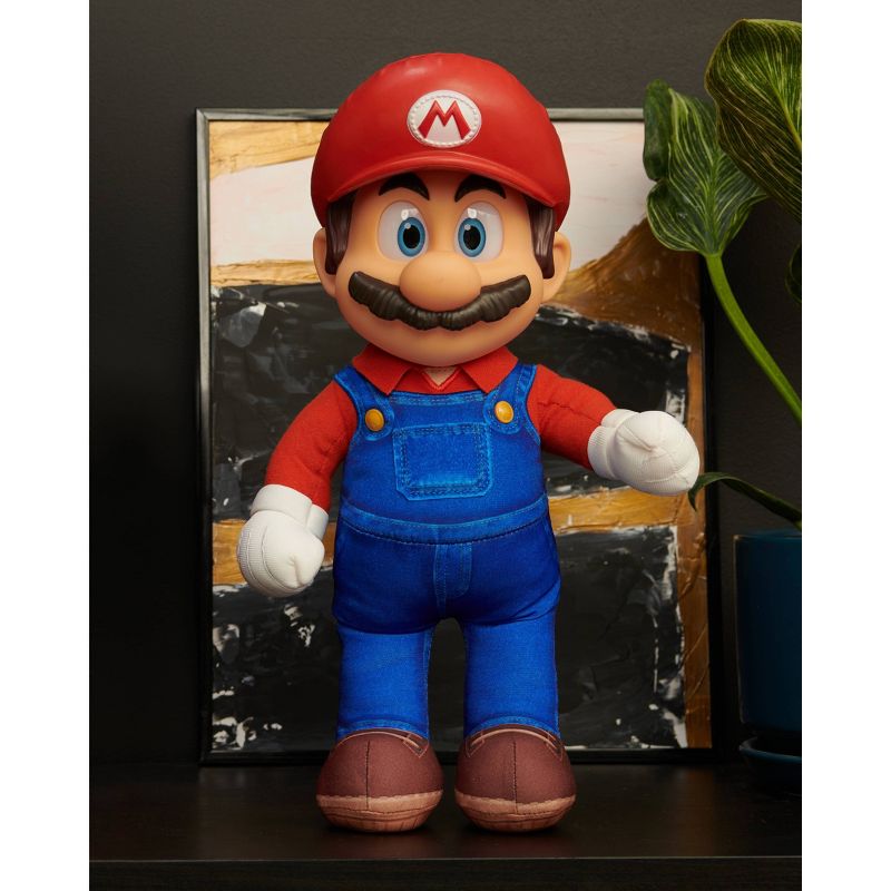 Nintendo The Super Mario Bros. Movie Mario Poseable Plush, 6 of 17