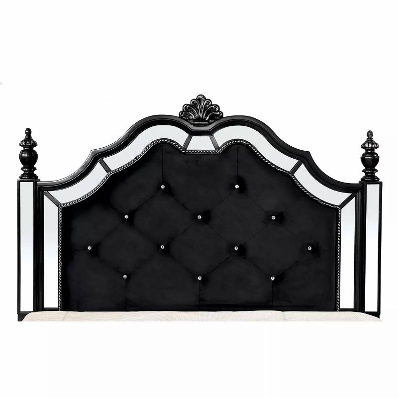 Queen Washington Upholstered Adult Bed Black - HOMES: Inside + Out, 6 of 8