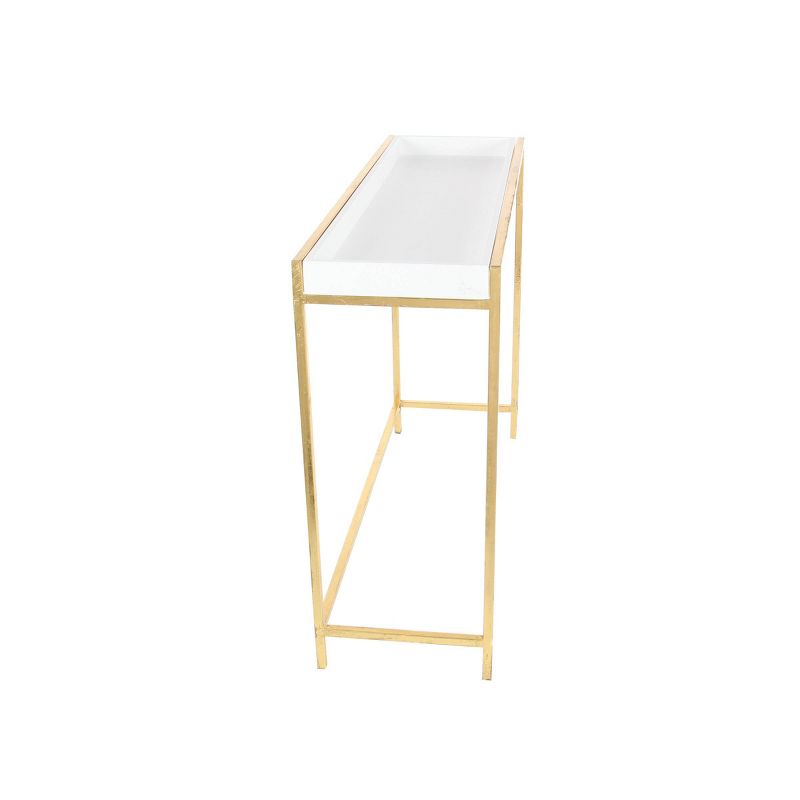 Set of 2 Contemporary Console Tables White - Olivia &#38; May, 5 of 8