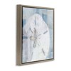 Stupell Industries Pastel Blue Sand Dollar Seashell Floating Frame Canvas Art - 2 of 4