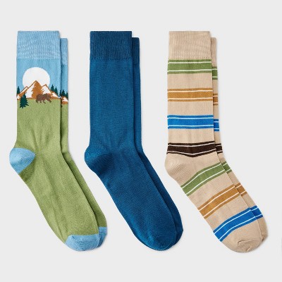 Men's Gifting Socks 3pk - Goodfellow & Co™ 7-12