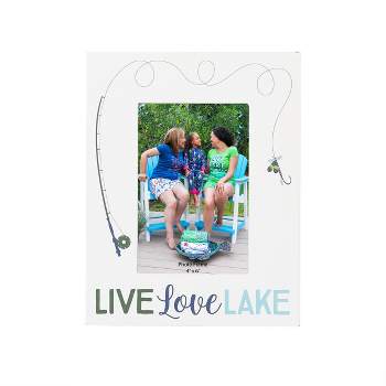 Beachcombers Live Love Lake 4x6 Single Photo Frame