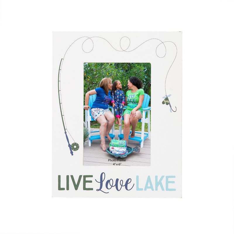 Beachcombers Live Love Lake 4x6 Single Photo Frame, 1 of 4