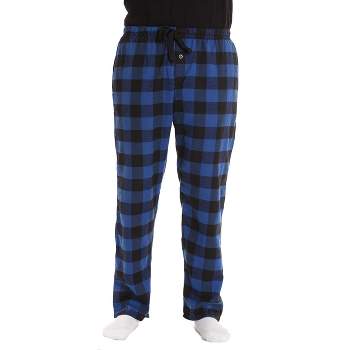 Men's Minky Fleece Sleep Pants - Blue Plaid  Flannel pajama bottoms, Blue  plaid, Flannel pajamas
