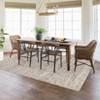 5x7 Area Rug Modern Boho Design Washable Rugs for Living Room Non Slip Geometric Floor Carpet, Ideal for High Traffic Areas in Home Office Bedroom - 2 of 4