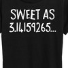 Women's - Instant Message - Sweet As 3 Short Sleeve Graphic T-Shirt - 2 of 4