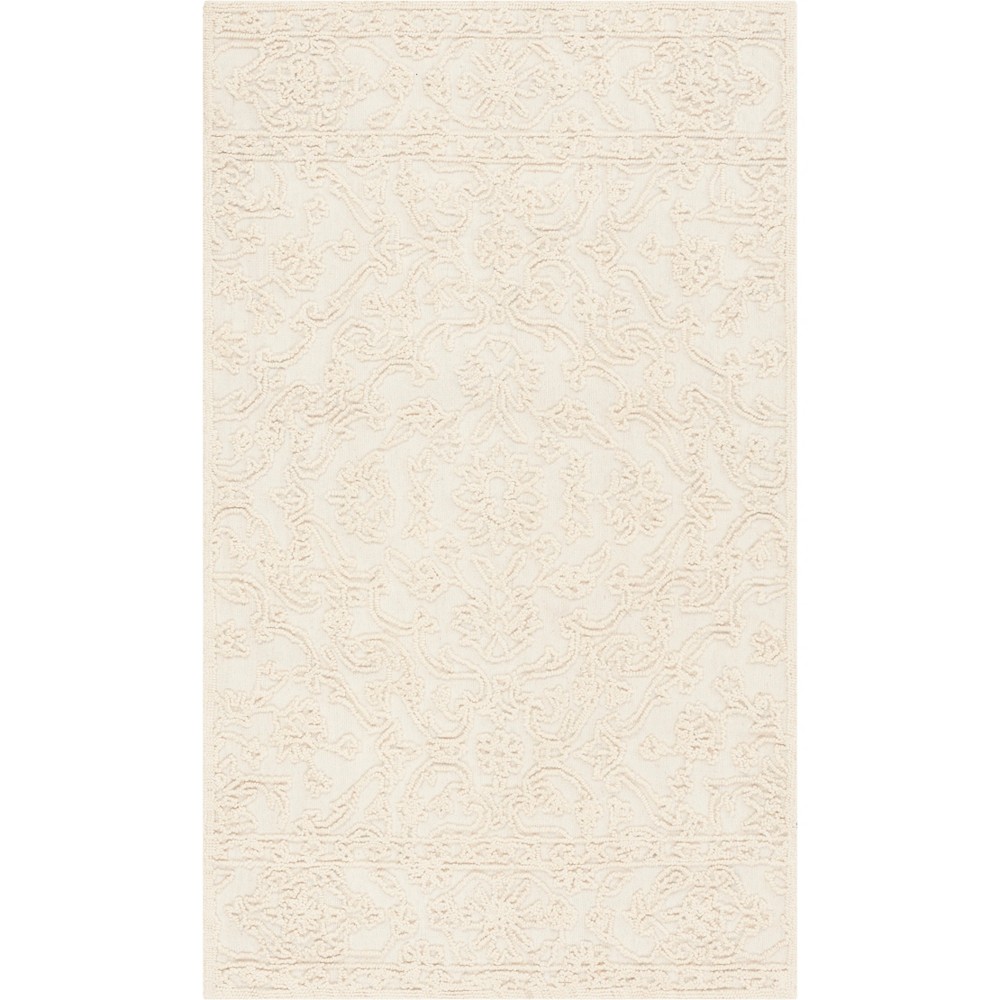 4'x6' Shapes Tufted Area Rug Ivory - Safavieh