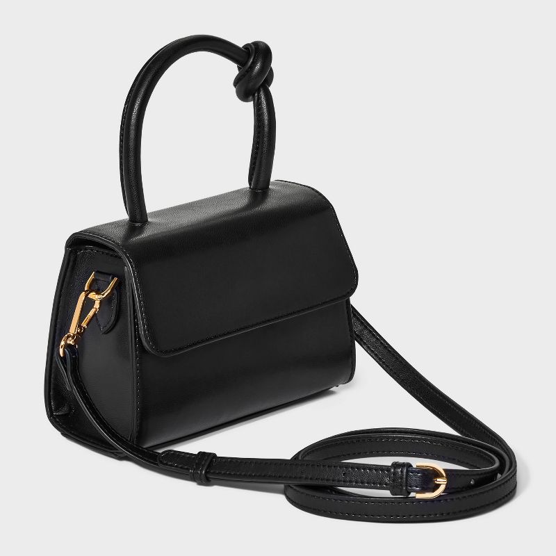 Knotted Top Handle Crossbody Bag - A New Day™, 4 of 13