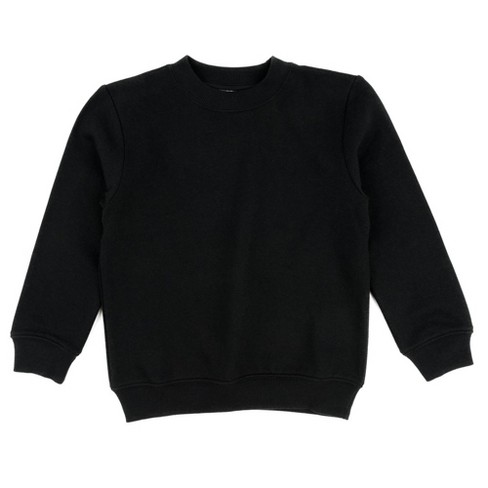 Leveret Kids Long Sleeve Neutral Solid Color Sweatshirt : Target