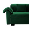 NicBex Couches for Living Room Modern  Accent Chair Couch Velvet Fabric Upholstered Single Sofa With Fluffy Pillows and Storage Function - 3 of 4
