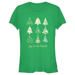 Juniors Womens Lost Gods Joy to the World T-Shirt - 1 of 4