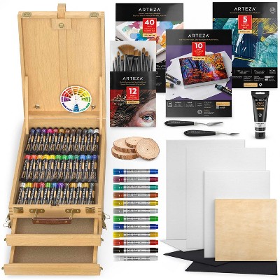 Arteza Acrylic Painting Art Set for Artists and Beginners (ARTZ-3862)