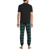 Lands' End Men's Knit Jersey Pajama Sleep Set - 2 of 3