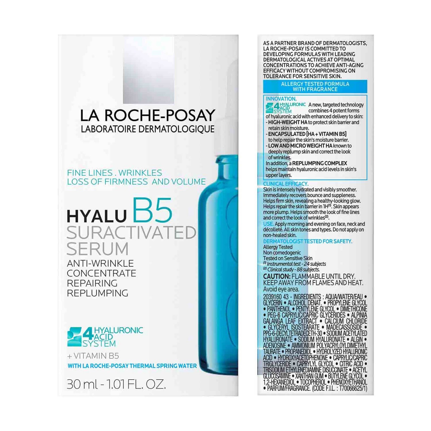 Сыворотка с гиалуроновой кислотой La Roche Posay Hyalu B5, дорожная, 1.01 fl oz — фото 2