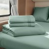 Nestl RV Queen Sheets, Super Soft 4PC Microfiber Sheet Set for Camper, Short Queen Sheets - 2 of 4