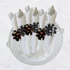 Big Dot of Happiness Give Thanks - Thanksgiving Party Paper Napkin Holder - Napkin Rings - Set of 24 - 3 of 4