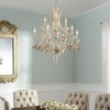 Quorum Lighting Florence 9-Light Chandelier, 9 Bulbs, Persian White Finish - 2 of 2