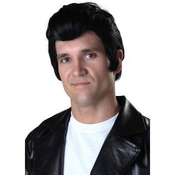 HalloweenCostumes.com One Size Fits Most  Men  Adult Grease Danny Wig, Black
