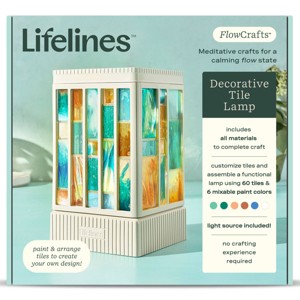 Lifelines FlowCrafts - Decorative Tile Lamp - 1 of 4