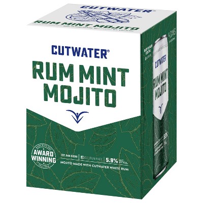 Cutwater Rum Mint Mojito Cocktail - 4pk/355ml Cans