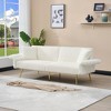 VASIP  79" Corduroy Sofa Bed with Folding Armrests, Foldable Double Sofa for Small Spaces, Living Room and Apartment - 3 of 4