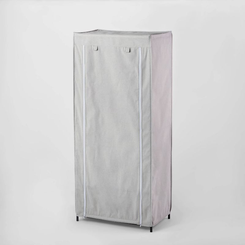 30&#34; Double Rod Fabric Covered Wardrobe - Brightroom&#8482;, 1 of 7