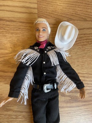 🤠Barbie The Movie Collectible Ken Doll Wearing Black and White Western  Outfit (Target Exclusive)🤠 