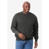 KingSize Tall Ultra-Light Comfort Fleece Crewneck Sweatshirt - 4 of 4