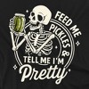 Men's Skeleton Tell Me I'M Pretty T-Shirt Black 6X Large - 2 of 4