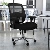 Emma and Oliver 24/7 500 lb. Big & Tall Black Mesh Ratchet Back Swivel Ergonomic Office Chair - 2 of 4