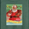 Women's - Coca-Cola - Sip Of Good Taste Vintage Coca Cola Santa Lightweight French Terry Slouchy - 2 of 4