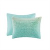 Gracie Mills Herman Ombre Shaggy Faux Fur Comforter Set - 4 of 4