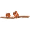 Journee Collection Womens Katari Tru Comfort Foam Slide Low Block Heel Sandals Brown 7.5 - 2 of 4