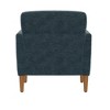 Sapphtopaz 1pc Accent Chair Upholstered Lounge Chair with Wood Legs, Living Room Chair Comfy Chair - 2 of 4