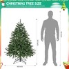 NicBex 4.5ft Artificial Christmas Tree Hinged Full Tree with 663 Branch Tips and Metal Stand for Indoor Decor - 2 of 4