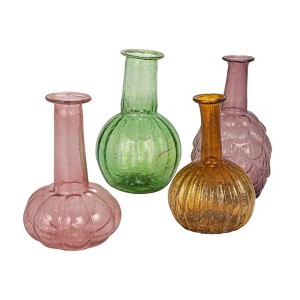 Storied Home Various Embossed Vases, Multicolor, Set of 4 - 1 of 4