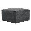 CAVINAS 30" Square Ottoman, PU Leather Vanity Stool Chair, Sofa Ottoman Side Table for Living Room, Bedroom - 3 of 4