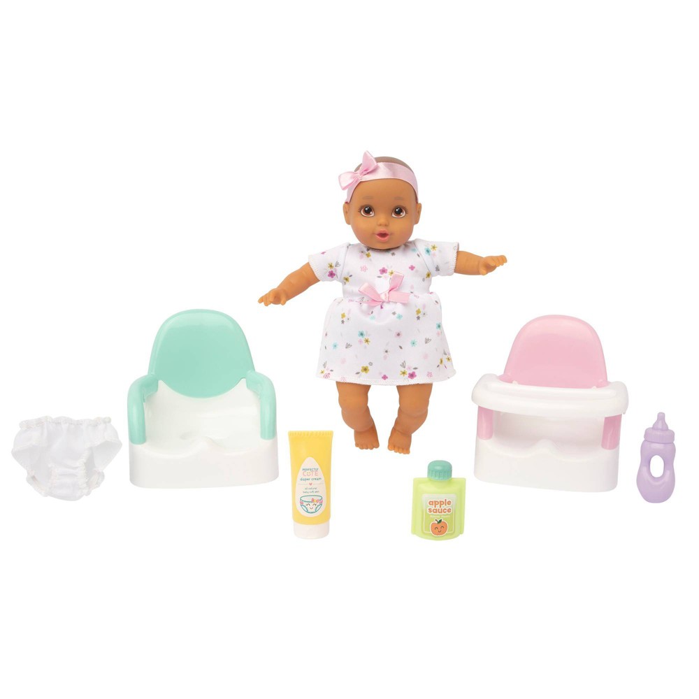 Perfectly Cute 8" My Lil' Baby Feed N Go Set - Light Brown Eyes