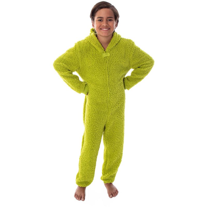 Dr. Seuss The Grinch Matching Family Costume Pajama Union Suit, 3 of 7